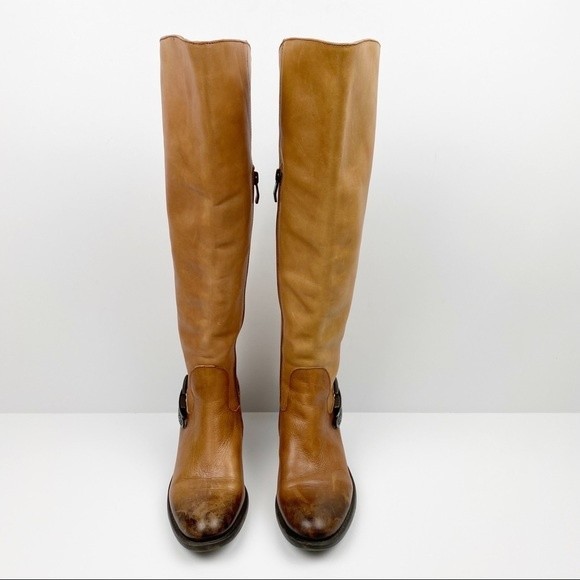 Vince Camuto Bedina Leather Knee High Riding Boots Size 5.5 - Picture 5 of 16